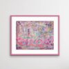 Pink Look Pandemonium Abstract painting