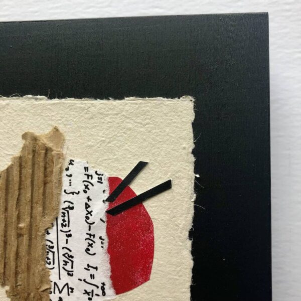 Under collage on wood panel 3 2